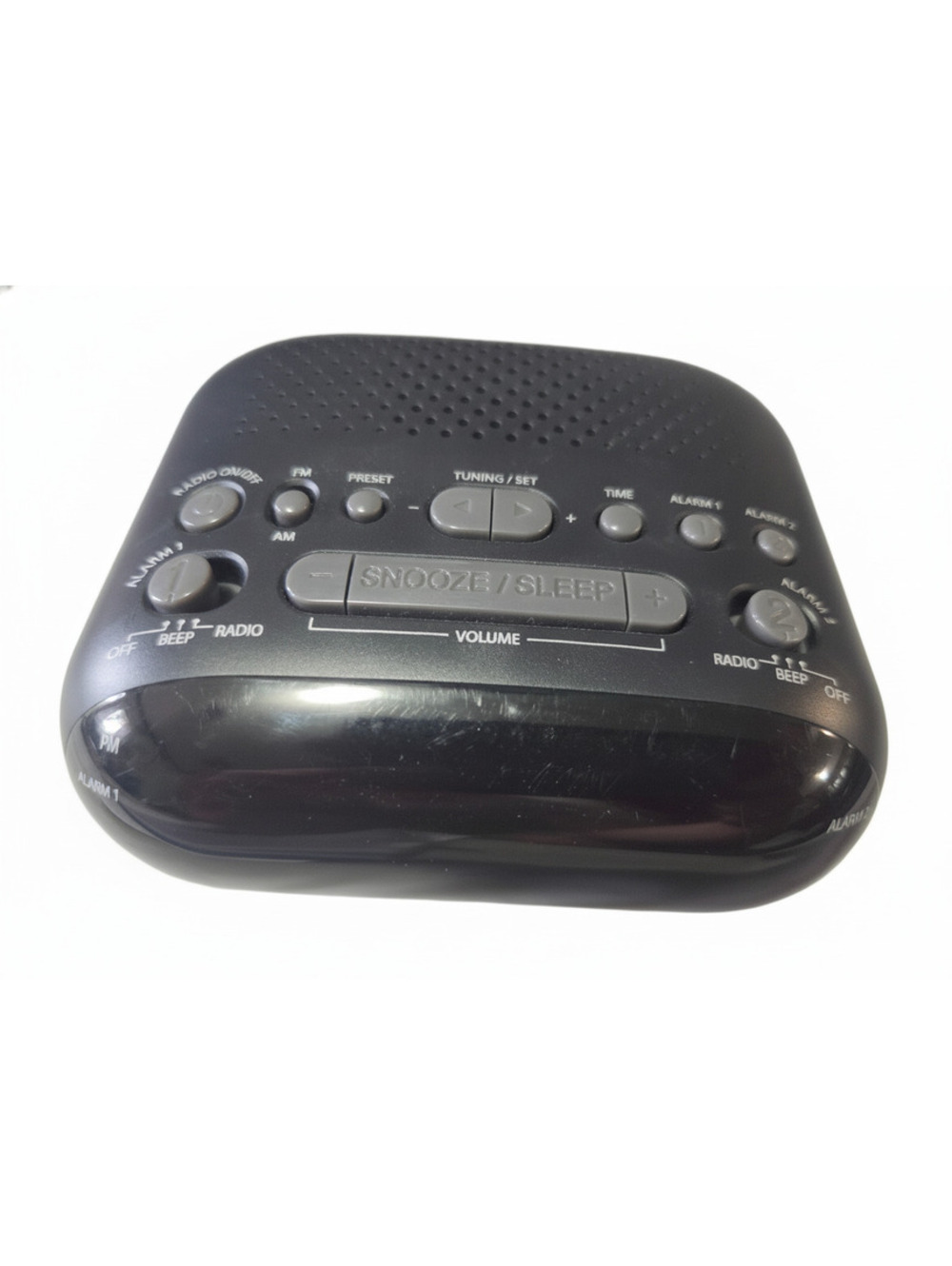 Norelco Digital Alarm Clock Radio with Snooze and Sleep Functions